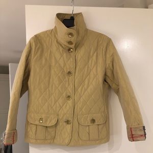 Burberry Beige Quilted Jacket